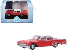 1960 Ford Fairlane Sedan 500 Monte Carlo Red 187 Ho Diecast Oxford 87ff60001