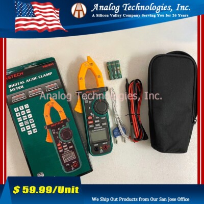 Clamp Meter Digital MS2109A Mastech True Rms Hz Capacitance Tester Temp Ac Dc
