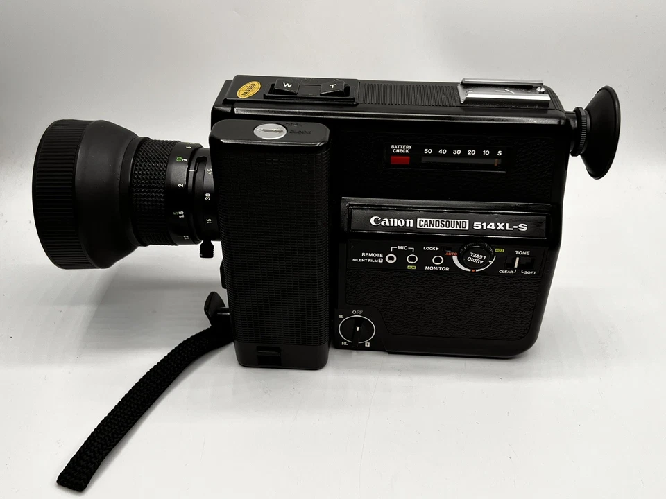 Canon 514XL-S Super 8 Kamera mit Canon Zoom Lens C-8 9-45mm 1:1,4 Macro #28 - Bild 3 von 4