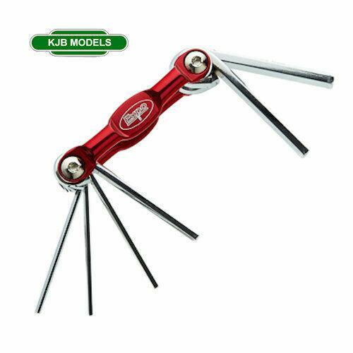 BNIB EXPO 72033 7pc Folding Hex /Alley Key Set, Sizes 1.5, 2, 2.5, 3, 4, 5 & 6mm