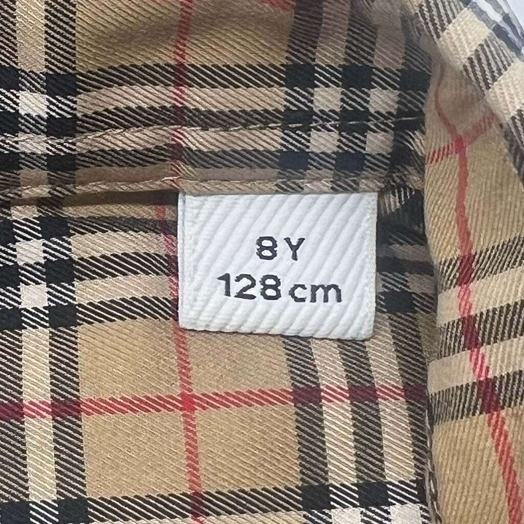 Burberry Kids Logo Vintage Check long sleeve shirt 8y | eBay