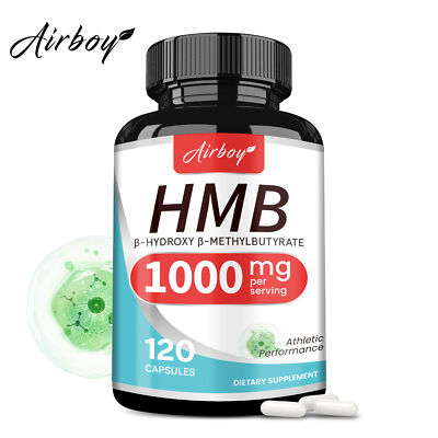 120pcs HMB 1000mg - Fat Reduct, Maintain Strength Levels and Muscle Support
