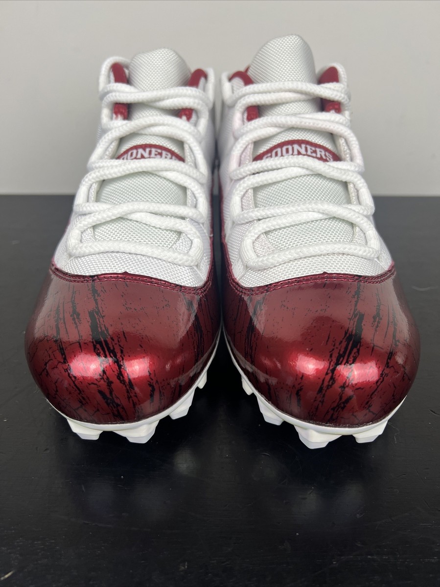 oklahoma jordan 11 cleats