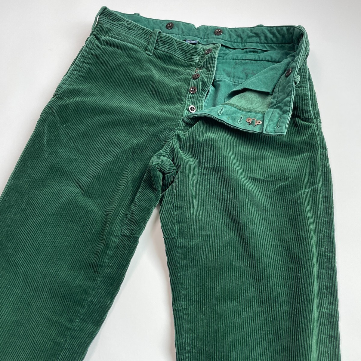【希少レア】90s Ralph Lauren Corduroy Pants Vintage 90s Chaps Ralph Lauren Tan Cotton Pleated Corduroy