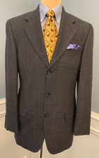 Britches Of Georgetowne Blazer Mens 38R Bespoke Wool Tweed Jacket Sportcoat