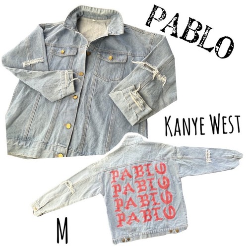 PABLO Jean Jacket Coat Kanye West sz M 