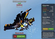 Caldonterrus Species | Creatures of Sonaria | Roblox