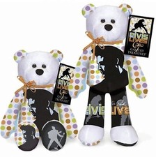 ELVIS 013 ELVIS LIVES Plush Collectible Elvis Presley Bear Ltd Treasure A1 