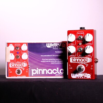 Wampler Pinnacle Verzerrung Effektpedal mit Box und Aufklebern etc.