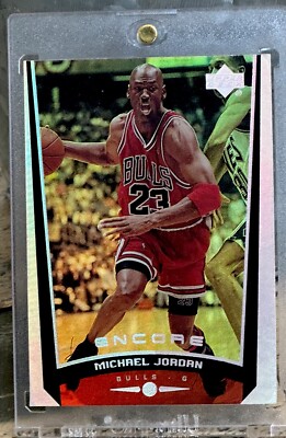 NBAカード　23.JORDAN Michael Jordan Card REFRACTOR RAINBOW HOLO FOIL RARE INSERT BULLS