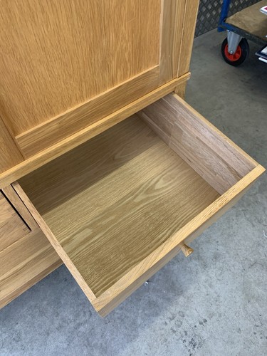 Willis & Gambier John Lewis Espirit oak double Wardrobe with drawers - Picture 5 of 14