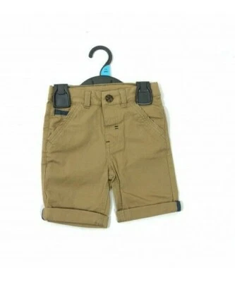 EX STORE Ex Mothercare Boys Chino Holiday Beach Beige Pocket Shorts Age 2 3 4 5 Years NEW