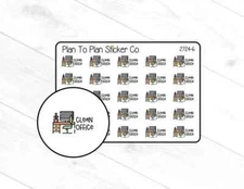 2724-6~~Clean Office Planner Stickers.