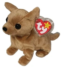 Ty Beanie Baby - TINY the Chihuahua Dog 5" NEW MWMTs Plush Stuffed Animal Toy