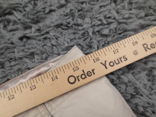 Maurices Pants Womens 9/10 Beige 100% Cotton Boot Cut Pocket Chino *Flaws - Picture 8 of 16