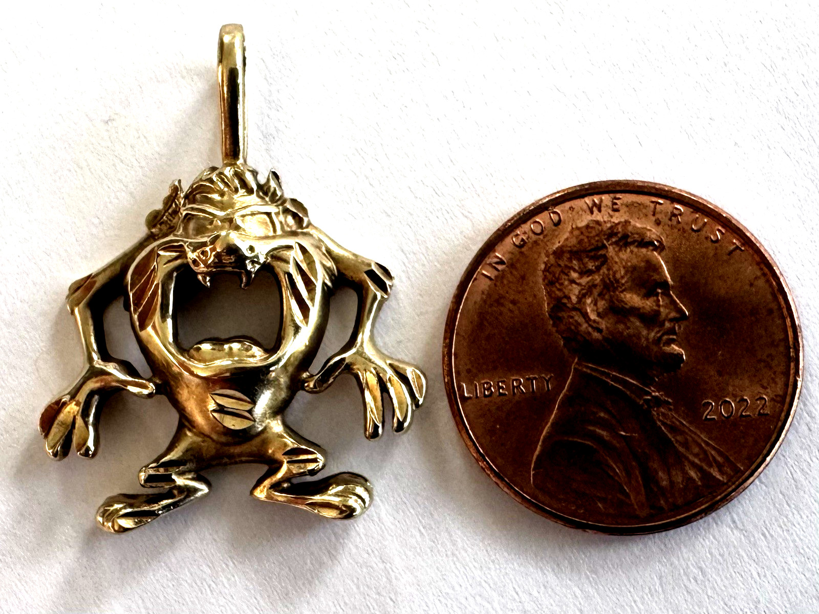 Michael Anthony 14k Solid Gold Warner Brothers Ta… - image 3