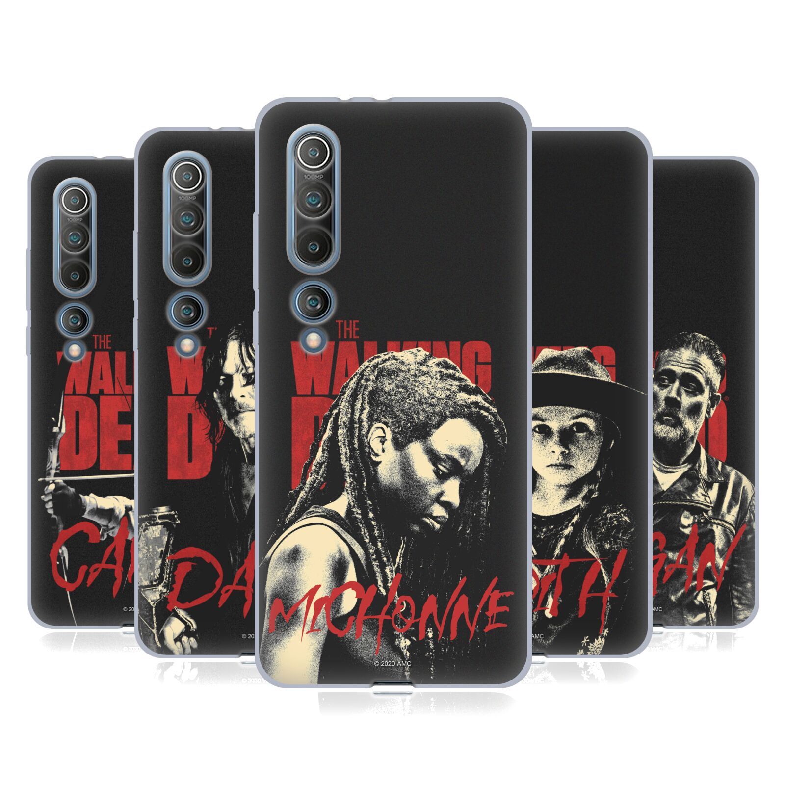 AMC The Walking Dead Season 10 Character Portraits Gel Case for Xiaomi Phones