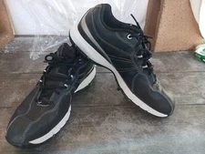 Nike Power Golf Shoes  TAC Cleats Men's Size 10.5 Black /White 317682-001 Clean