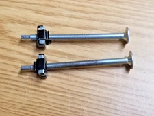 Over the Range Microwave Mounting Bolts with Clip Nuts Thread 4" long.