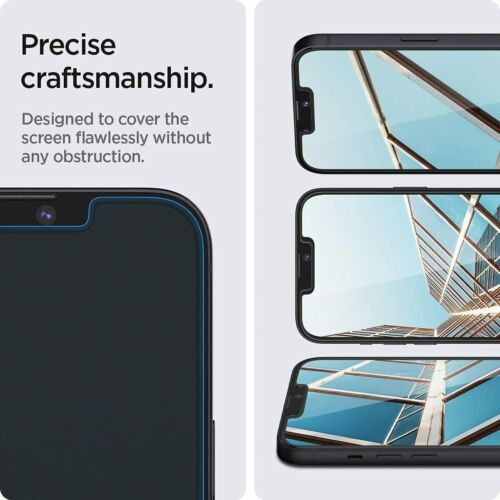 For iPhone 13 12 Pro Max mini Screen Protector SPIGEN EZ Fit Tempered Glass 2PC - Picture 6 of 22