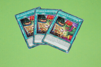 Yu-Gi-Oh! Playset Blazing Vortex #066 Wütender Betrugsversuch Common 3x Deutsch
