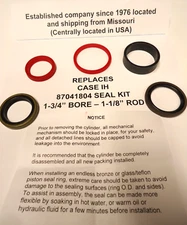 REPLACES 87041804 seal kit for some N.H. & Case-IH 1-3/4" bore X 1-1/8" Rod cyl.