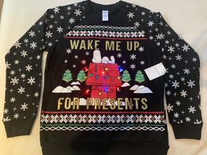 snoopy light up christmas sweater