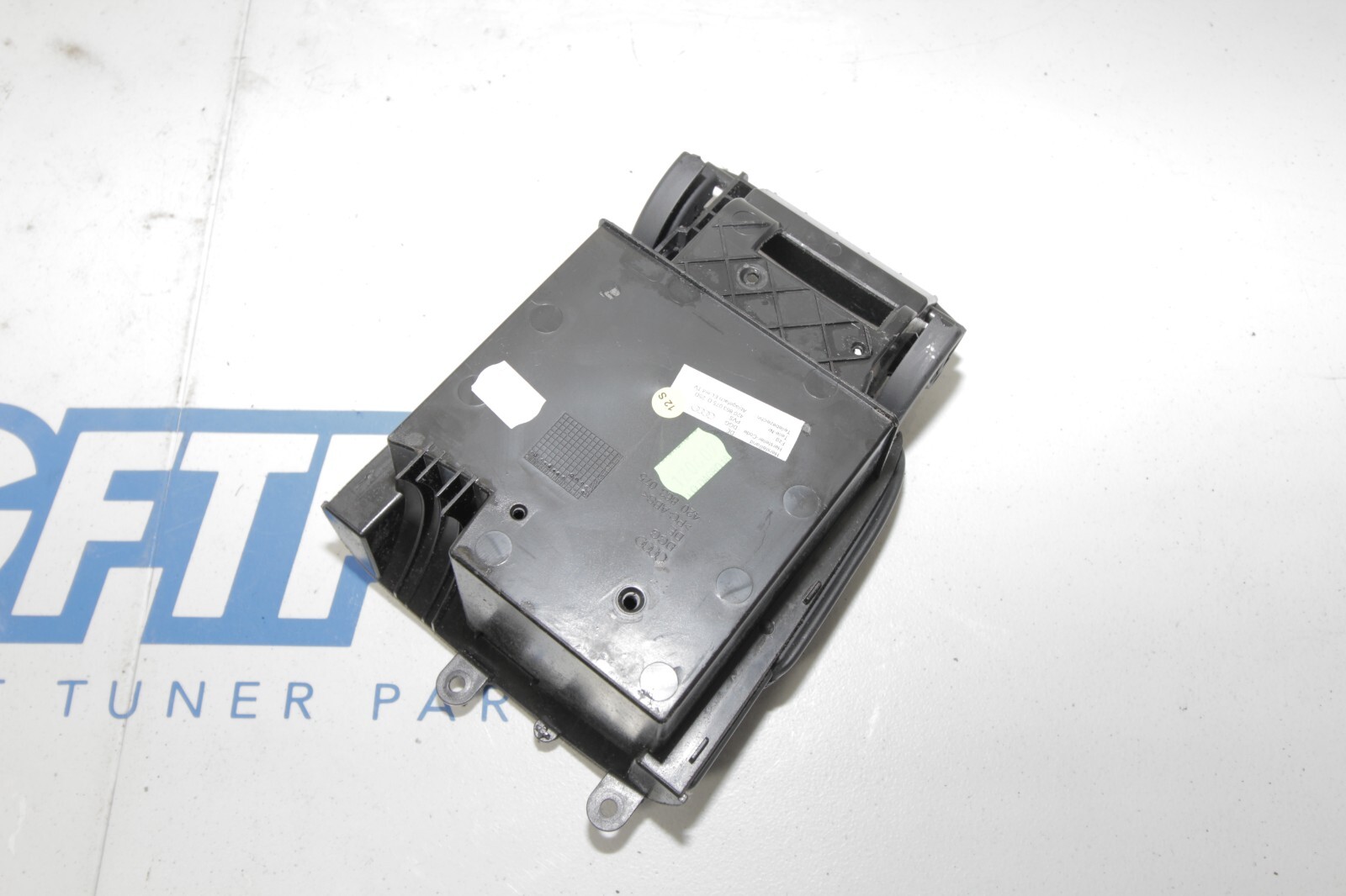 08-13 AUDI R8 4.2L V8 OEM STORAGE COMPARTMENT W/ COVER BLACK LEATHER 420863075