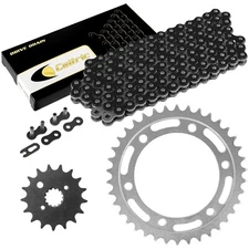 Black Drive Chain And Sprocket Kit for Suzuki TL1000S 1997 1998 1999 2000