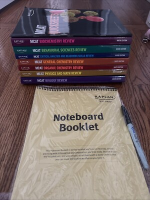 BRAND NEW Kaplan MCAT Complete 7 Book Subject 9th Edition 2023-2024