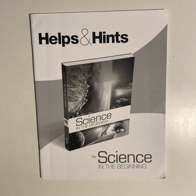 Helps &Hints for Science in The Beginning Paperback Berean Builders No Writing