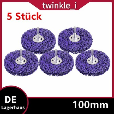 5 x für Rostio CSD Scheibe Lila CBS Grob-Reinigungsscheibe 100mm Winkelschleifer
