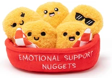 WHAT DO YOU MEME? Emotional Support Chicken Nuggets by Relatable, Cuddly Plush T