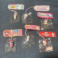 VTG Hello Kitty 6 Local Strap Set, c2000s, Hokkaido, Okinawa, Tokyo,