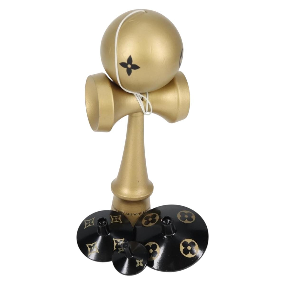 LOUIS VUITTON LV VIP Exclusive Kendama 3 Pieces Gold LV Auth
