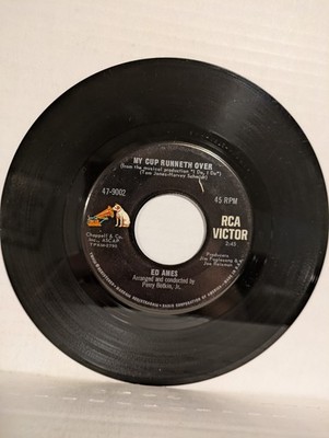 45 ~Ed Ames: ''My Cup Runneth Over / It Seems A Long Long Time'' 1966 (EX)