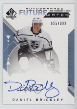 2018 SP Authentic Future Watch 55/999 Daniel Brickley #204 Rookie Auto RC 1u5y