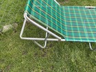 VTG Aluminum Frame Cot Nylon Plaid Folding Camping Lightweight Cot Bed 24” X 72” — photo 5