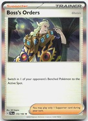 Boss's Orders (Ghetsis) 172/193 Paldea Evolved Holo Rare