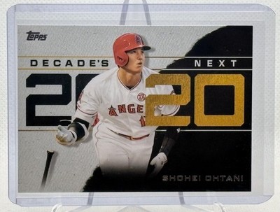 SHOHEI OHTANI 2020 Topps Series 1 Decades Next INSERT #DN-23 Angels Dodgers GOAT