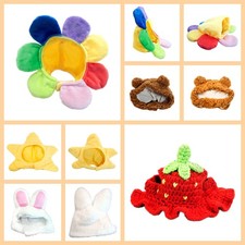 5Pcs Cat Hat Adorable Cat Costume Outfit Small Dogs Party Costume Accessory