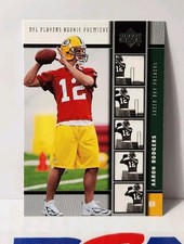 Aaron Rodgers RC 2005 Upper Deck NFL Players Rookie Premiere #16