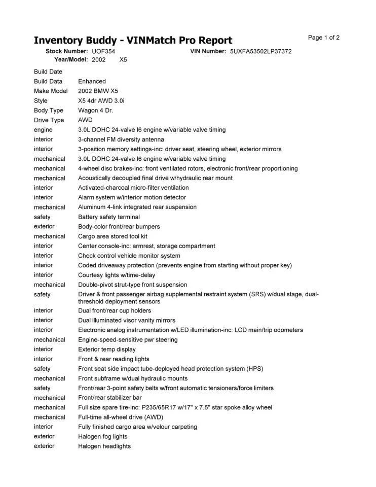 Airbag Driver Left Air Bag Front Driver Roof Fits 00-06 BMW X5 29919389 Foto 3 de 4