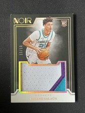 Tidjane Salaun 2024-25 Panini Noir Jumbo Patch Rookie 10/10 #RJM-TID