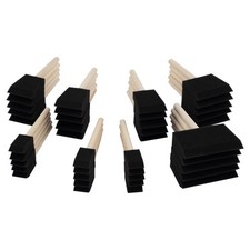 of Brushes 40 Assorted Sizes Foam Brushes Bulk - Economical Brushes for Art, ...