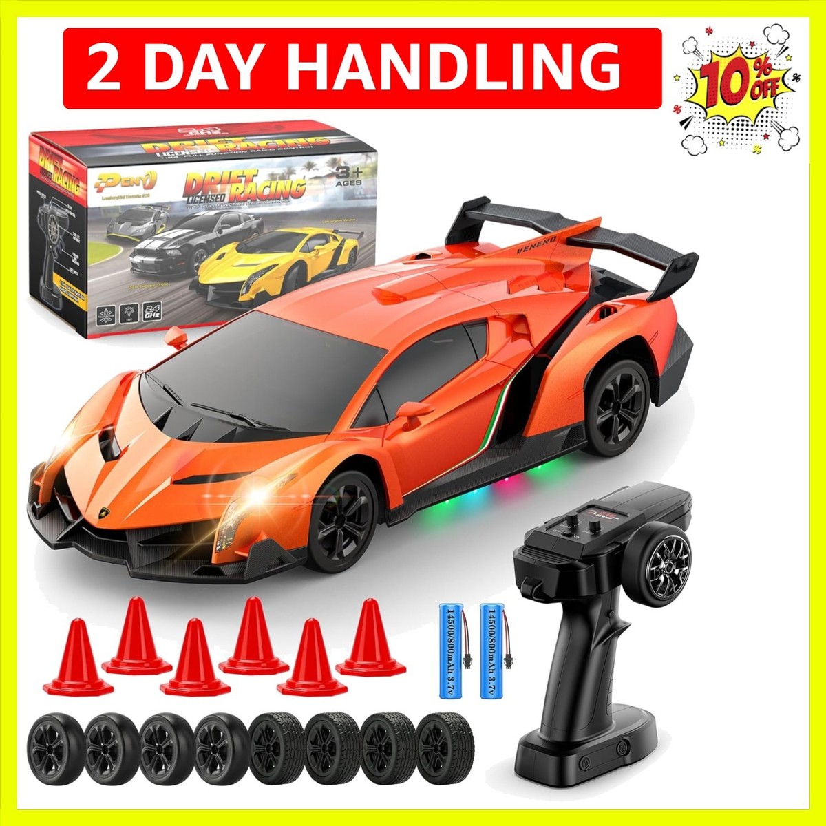 Lamborghini Remote Control Car Toy, Officially Licensed RC Drift