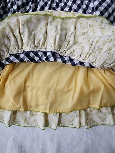 Matilda Jane Girls Checked Floral Dress Size 10 Preowned - Picture 6 of 7