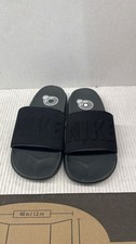 Nike Offcourt Slide Triple Black Men Unisex Slippers Sandals BQ4639-003 Size 7