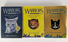 Warriors Super Edition x 3 Erin Hunter Firestar's Quest Tallstar's Revenge Moth