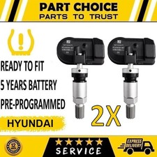2X PRE-PROGRAMMED TPMS For HYUNDAI i40 (VF) 2011?2019